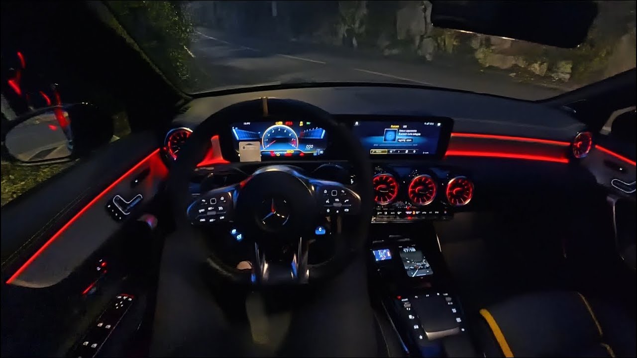 IT’S RAINING… COME DRIVE WITH ME - MERCEDES A45S AMG POV