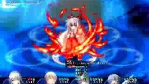 Labyrinth of Touhou 2 - 4F Boss: Fujiwara no Mokou
