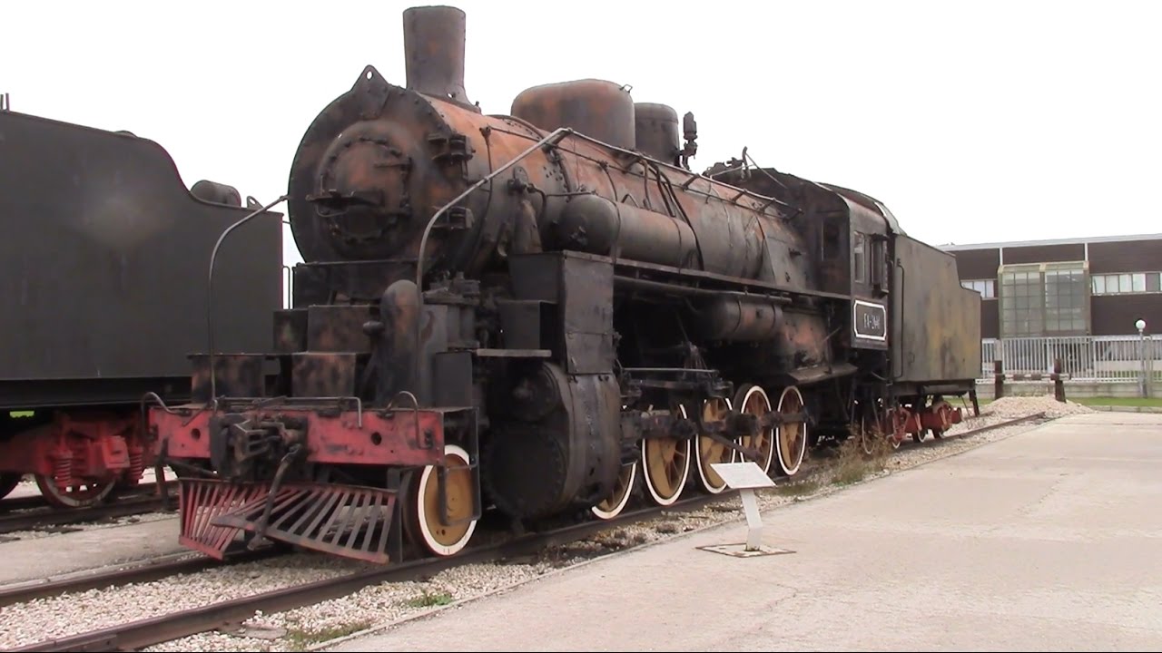 Паровозное депо в музее имени Сахарова г Тольятти - YouTube
