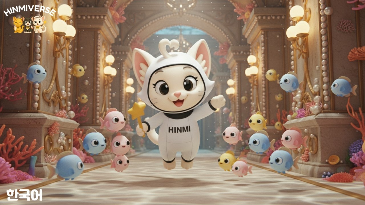 🌊✨ 바닷속 힌미 노래, 「바닷속 힌미」 💙 #키즈송 #어린이노래 #유아동요