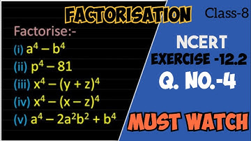 Ex.12.2 Q.4 Chapter:12 Factorisation | Ncert Maths Class 8 | Cbse