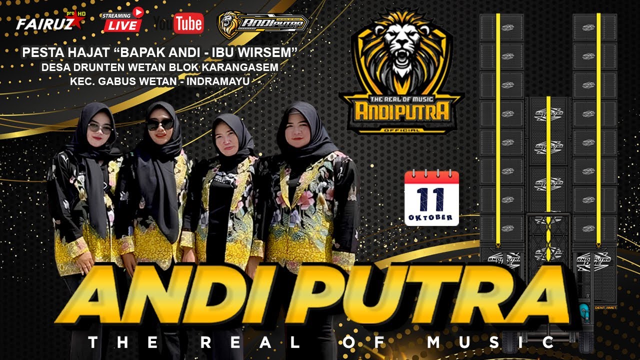 🔴 [LIVE] ANDI PUTRA ONE | DS DRUNTEN WETAN (KARANGASEM) - GABUS WETAN - INDRAMAYU | 11 OKTOBER 2025
