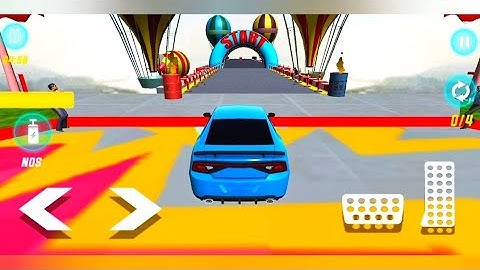 Mega Ramp Robot Car Stunts #3 : New Car Games 2021 - Android Gameplay