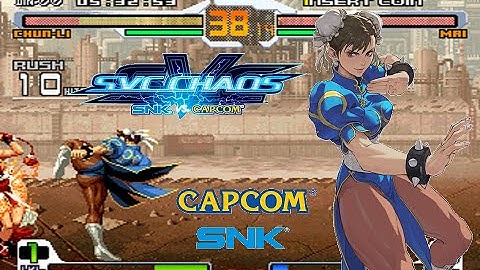 SNK vs. Capcom: SVC Chaos [60fps] Hardest-Chun Li No Lose ALL