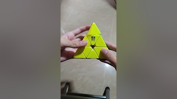 A tip of this moyu weilong pyraminx magnetic keeps twisting