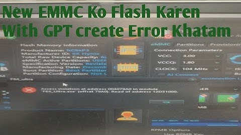 FLASH 64 BOX MTK EMMC FLASHING AND GPT ERROR SLOVED #FLASH64 #FLASH64BOX @F64BOX @F64