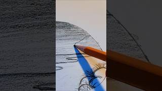 Satisfying Pencil Landscape Time-lapse ✨ #artshorts #art
