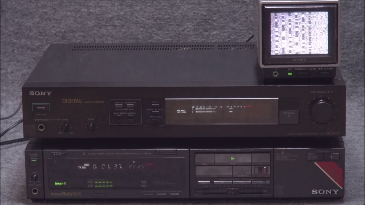 SONY] PCM-701ES/PCM-501ES/PCM-553ESD [PCMデジタルオーディオ