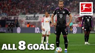 Harry Kane  - 8 goals in only 6 games! ALL Bundesliga GOALS
