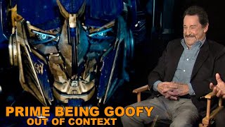 Peter Cullen Out Of Context (Optimus Prime Being Goofy) - Transformers