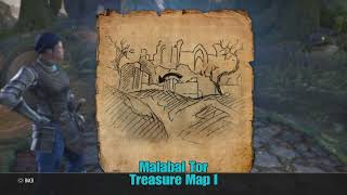 ESO Malabal Tor, Treasure Map I, Location, The Elder Scrolls Online, Treasure Map 1