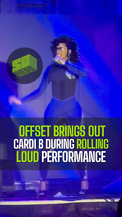 Offset Brings Out Cardi B During Rolling Loud Performance