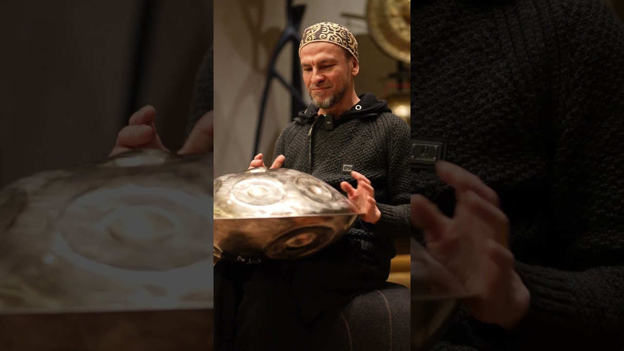 Jaming with my guruji @handpandojo in Shanghai #handpan #pantam #nadishana #handpanistan #hangdrum