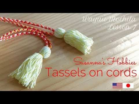 7 Tassels On Cords 紐にタッセル取付 Wayuu Mochila Bag はじめてのワユー巾着バッグ かぎ針編み Crochet Tutorial スザンナのホビー Youtube