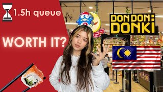 I went to Don Don Donki Malaysia so u don't have to [1st Store Opening] | Jonetz by Don Don Donki