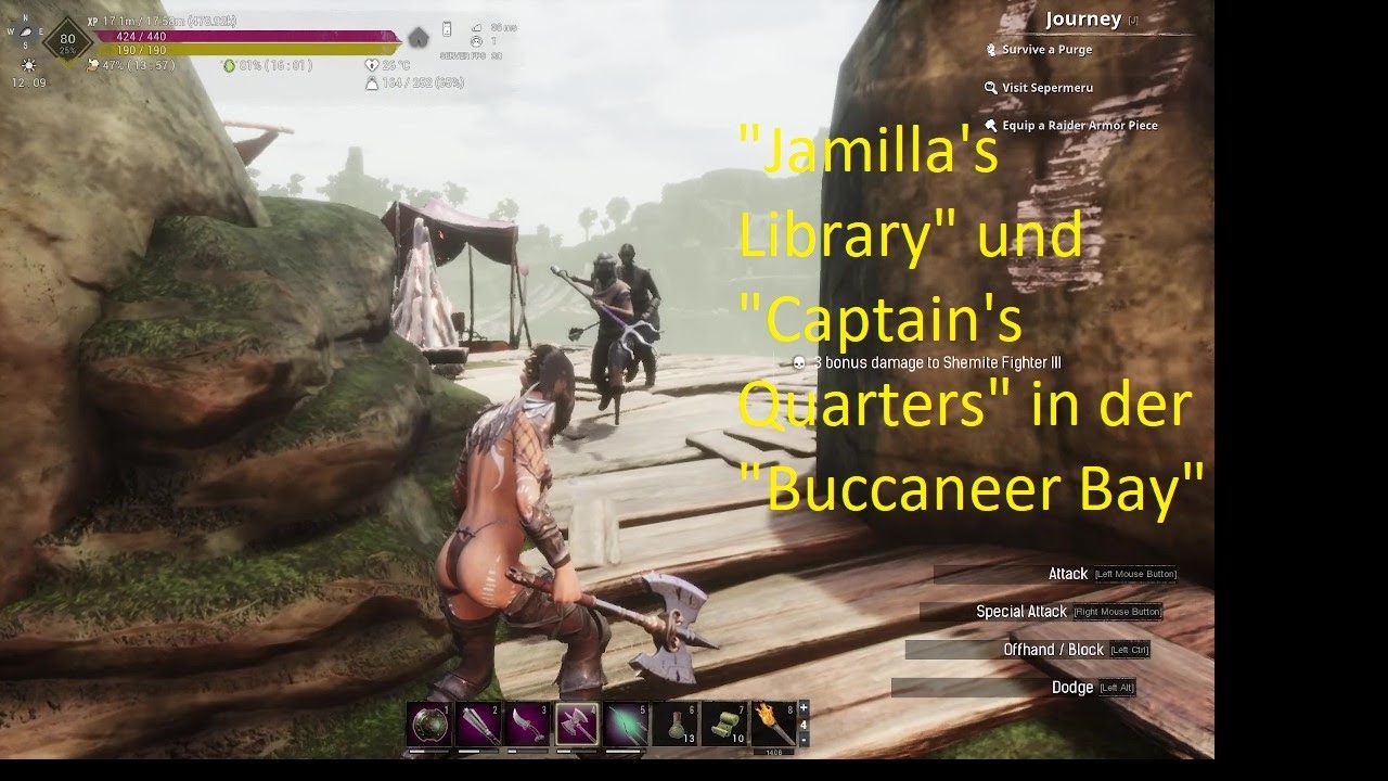 Conan Exiles Gameplay EP039 "Jamilla's Library" und "Captain's