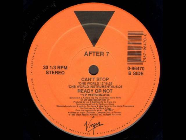 After 7 - Can't Stop (One World 12