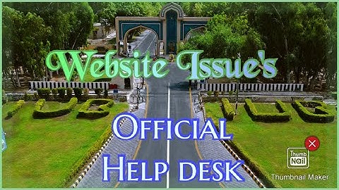 IUB E-PORTAL ISSUES Q&A Website Issues..