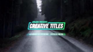 Creative Titles DaVinci Resolve Templates