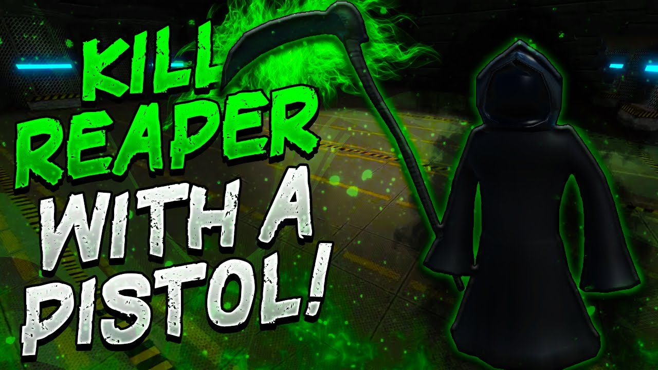 Kill REAPER with a PISTOL Challenge in Survive Area 51 - Roblox