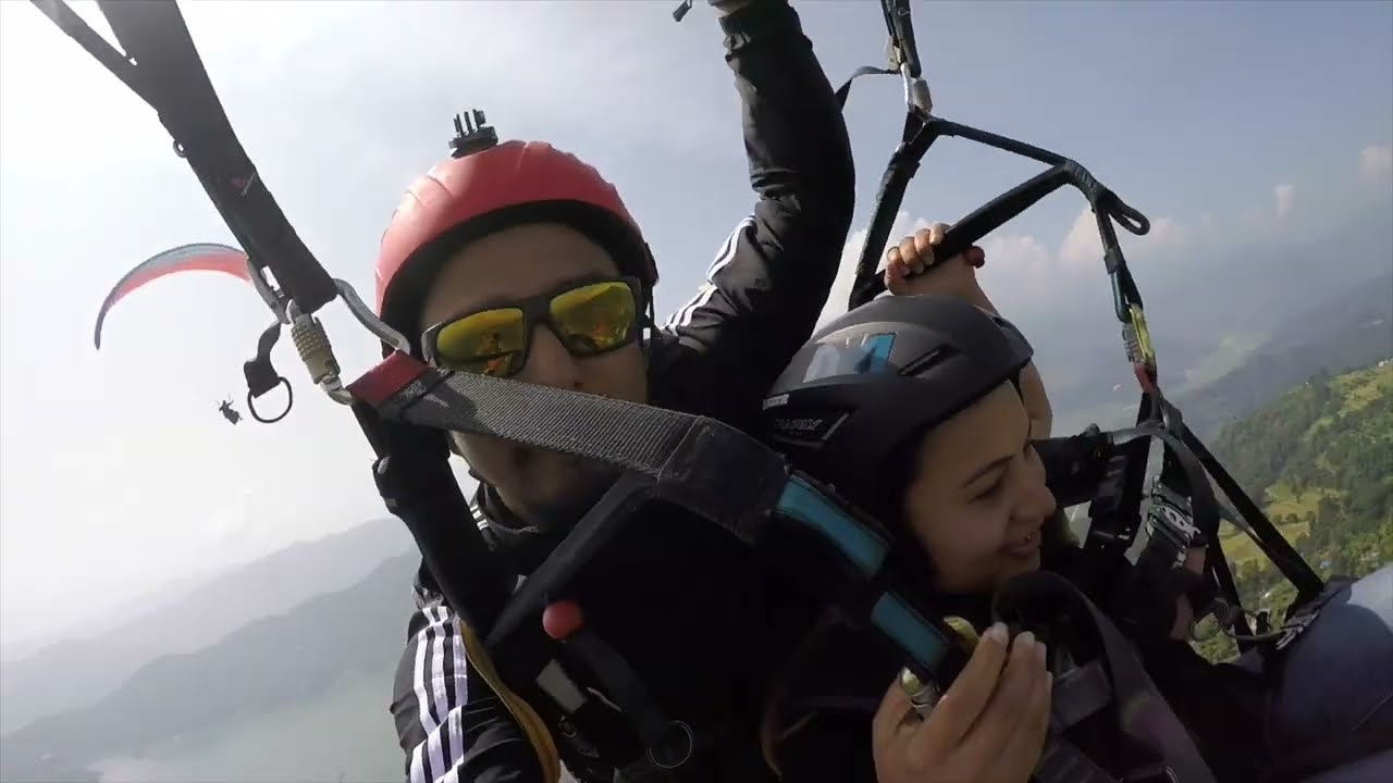Paragliding In Pokhara || Acrobatics Fun