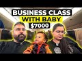 Baby first business class flight  cheap etihad business class