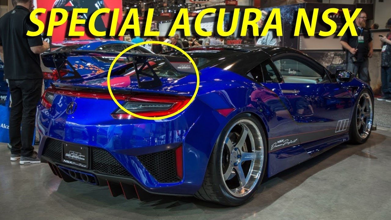 Wow Special Acura Nsx With More Wing 2017 Sema Show You Special Acura Nsx With More Wing 2017 Sema Show