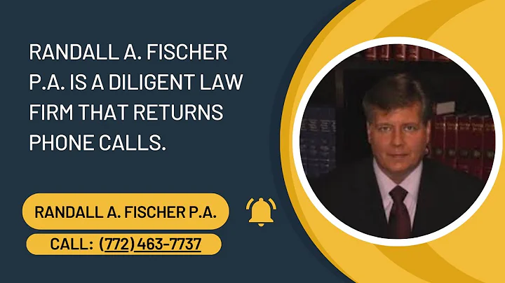 Randall A. Fischer P.A. is a Diligent Law Firm tha...