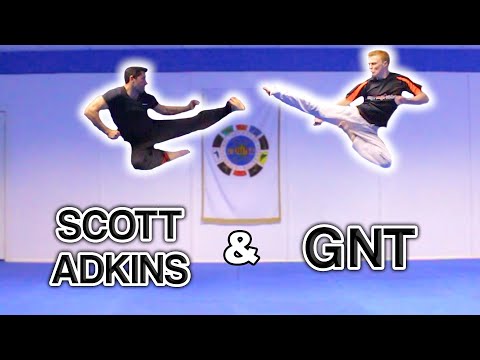 Scott (Boyka) Adkins & GNT Taekwondo Sampler | Flips & Kicks