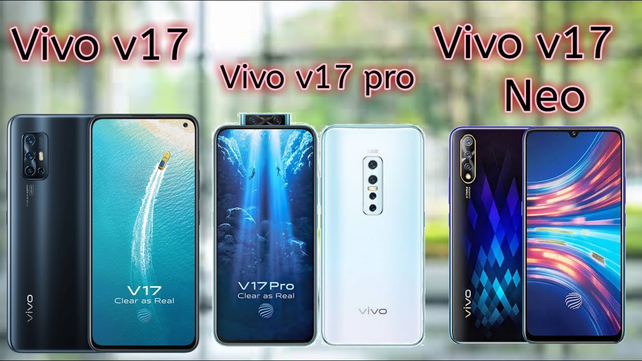 Vivo v17 vs Vivo v17 Neo vs Vivo v17 Pro | Vivo v17 Three variant Full