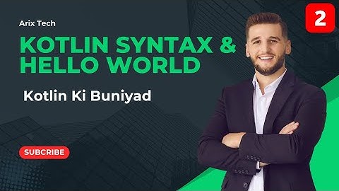 Kotlin Syntax & Hello World | print() vs println() | Kotlin for Beginners | Kotlin Ki Buniyad