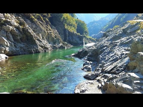 大歩危を遊覧船で川下り Oboke Ravine Pleasure Boat 徳島 小歩危 祖谷渓 サムライコスメチック Youtube