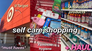 Target SelfCare Hygiene Shopping Spree!!