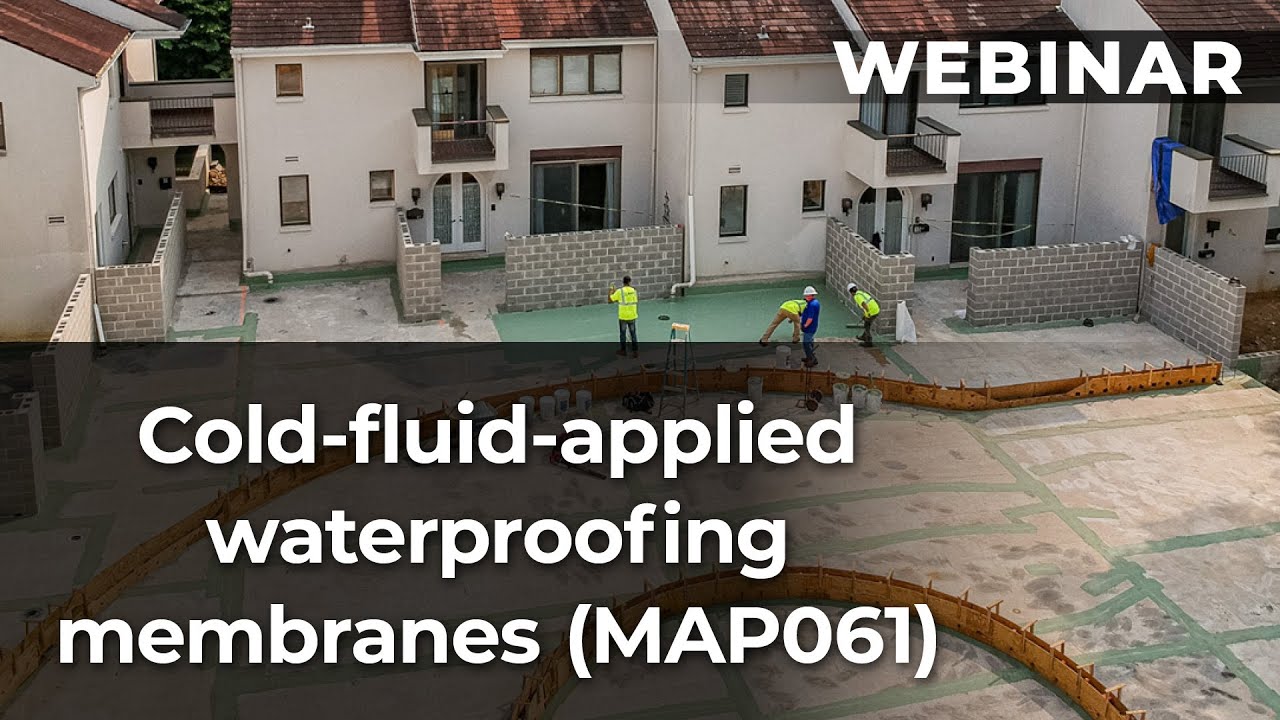 Cold Fluid Applied Waterproofing Membranes MAP061 YouTube Cold Fluid Applied Waterproofing Membranes MAP061 YouTube