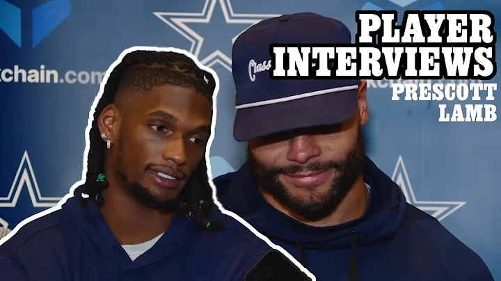 Dak Prescott & CeeDee Lamb Talk Lions Week | Player Interviews