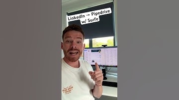 Integrate LinkedIn with Pipedrive using Surfe #pipedrive #linkedin