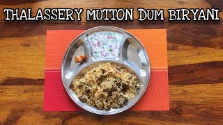 THALASSERY MUTTON DUM BIRYANI | First cooking Vlog | #Homecooking #Quarantinecooking