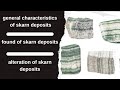 General characteristics of skarn deposits found of skarn deposits alteration of skarn deposits