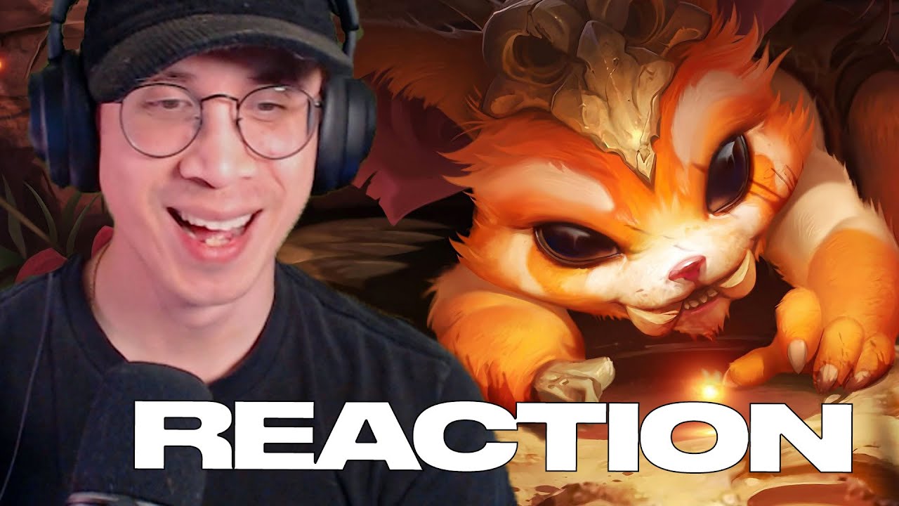 My First Reaction to GNAR  (Voice Lines, Biography, & Skins) | League of Legends