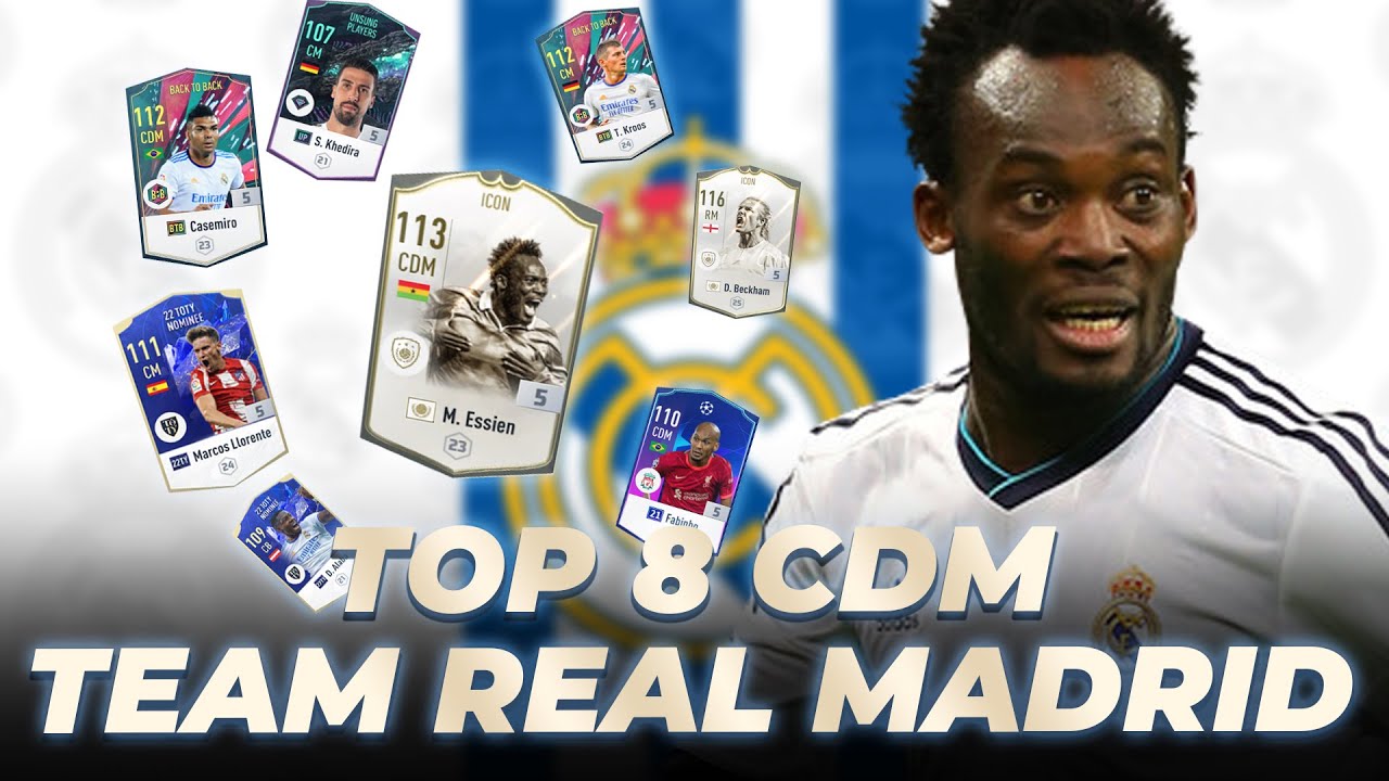 TOP 8 CDM ĐÁNG DÙNG NHẤT TEAM COLOR REAL MADRID | HCG NAM DƯƠNG