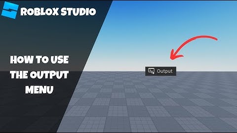 How to use the Output Menu in Roblox! (Roblox Scripting Tutorial 2023!)