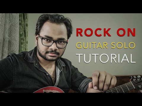 How to play ROCK ON Guitar Solo | In-Depth Tutorial | With On-Screen Tabs