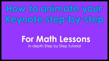 How to Animate a Keynote Step by Step IN DETAIL