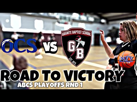 🏀⛹️‍♀️OUR ROAD TO VICTORY Odenton Christian School vs Granite Baptist School