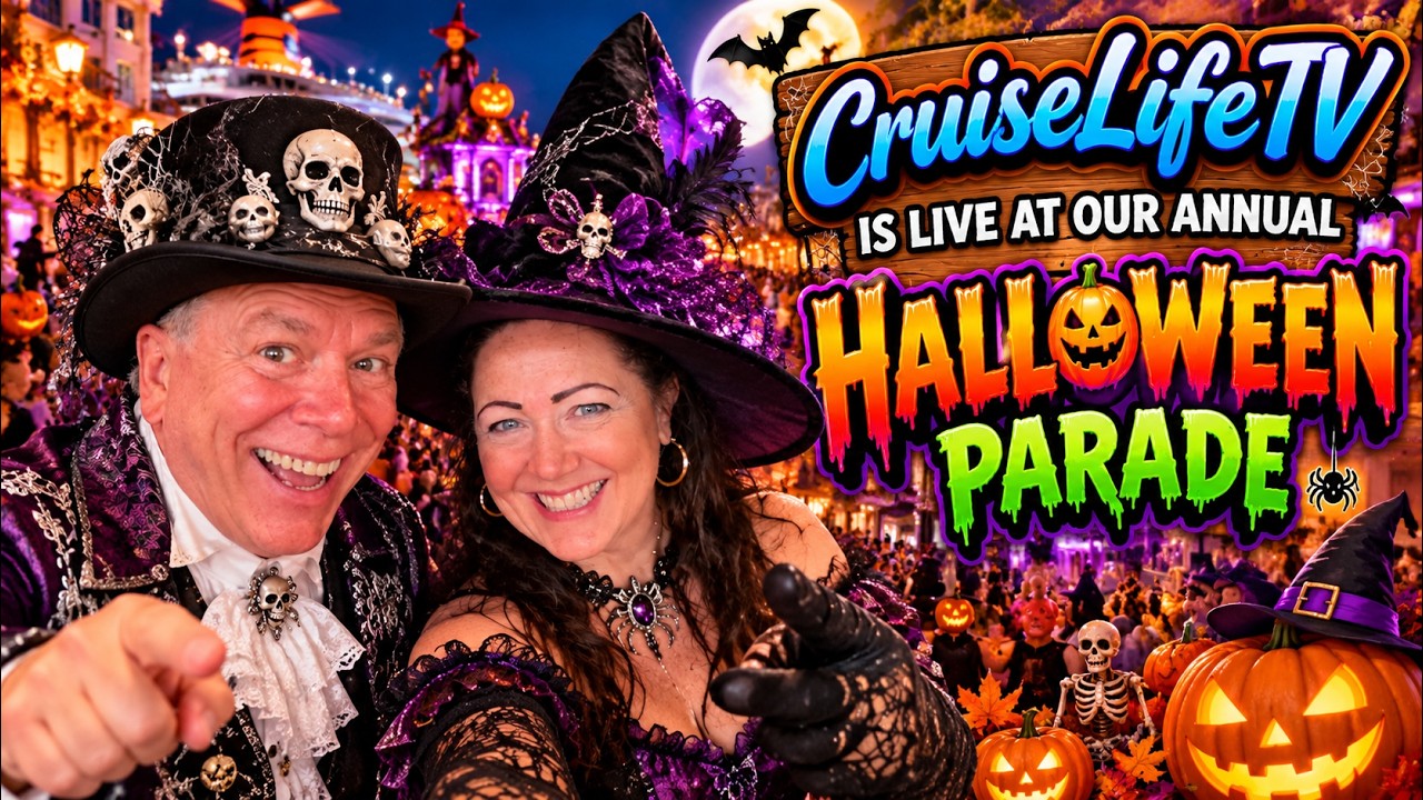 🎃👻 SURPRISE LIVE! CruiseLifeTV Takes on Our Neighborhood Halloween Parade! 🦇🎉