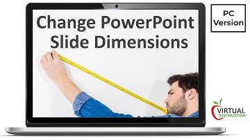 How to Change PowerPoint Slide Dimensions   PC Version