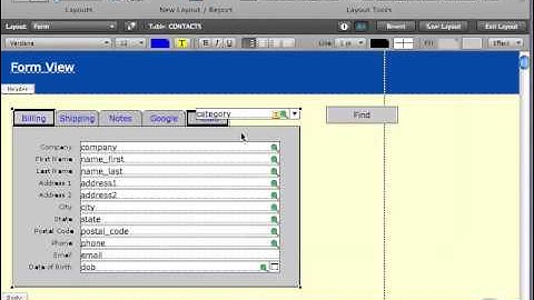 FileMaker Tutorial - 079 - Creating Container Fields