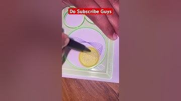 How Many Circles Were Drawn? Small Ruler Big Wisdom #shorts #short #spirograph #2024