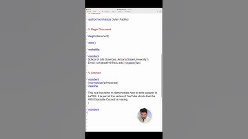 Ep8: Write your papers with #latex  🐌🔬 #shorts #emacs