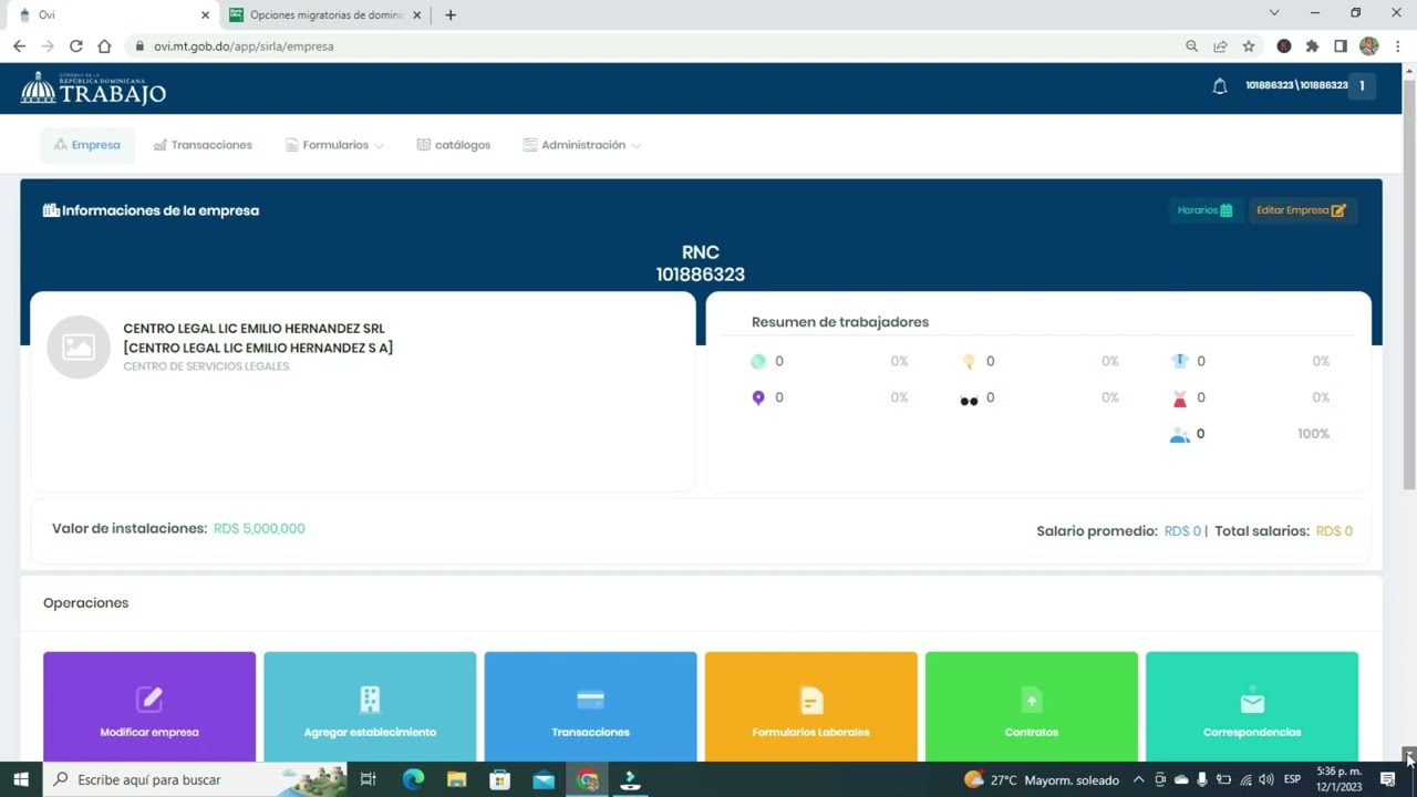SIRLA Planilla de Personal Fijo DGT-3 (Parte 1) NUEVA VERSION